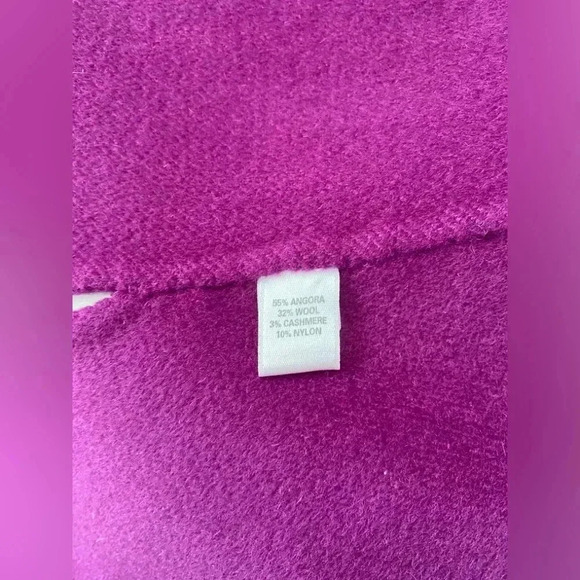 St. John Violet Wool and Cashmere Light Weight Jacket/ Cardigan Size Medium - Picture 6 of 8